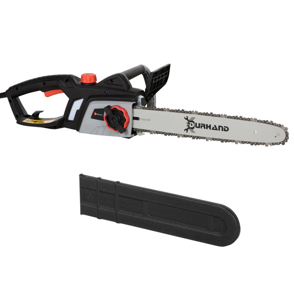 DURHAND 1600W Electric Chainsaw Power Saw With Double Brake