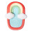 (B) Baby Stroller Liner Cushion Car Seat Liner Insert Soft Rainbow Stroller Mat 1