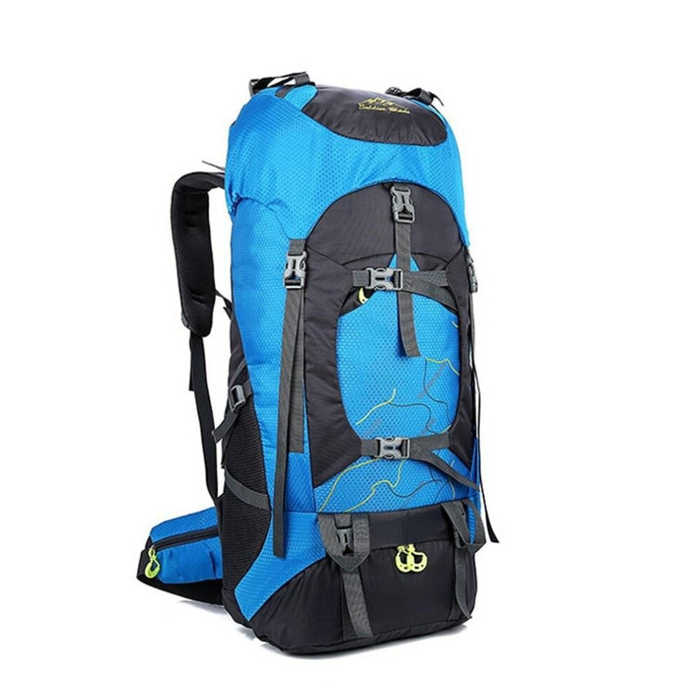 (Blue, 50-70L) Sport Bag Outdoor Hiking Backpack Multipurpose Camping Bags,Large Capacity Travel Backpacks