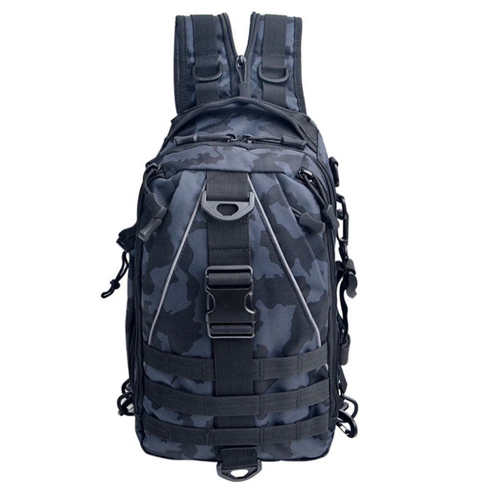 (Blue) Multi-purpose Tactical Sling Pack Backpack