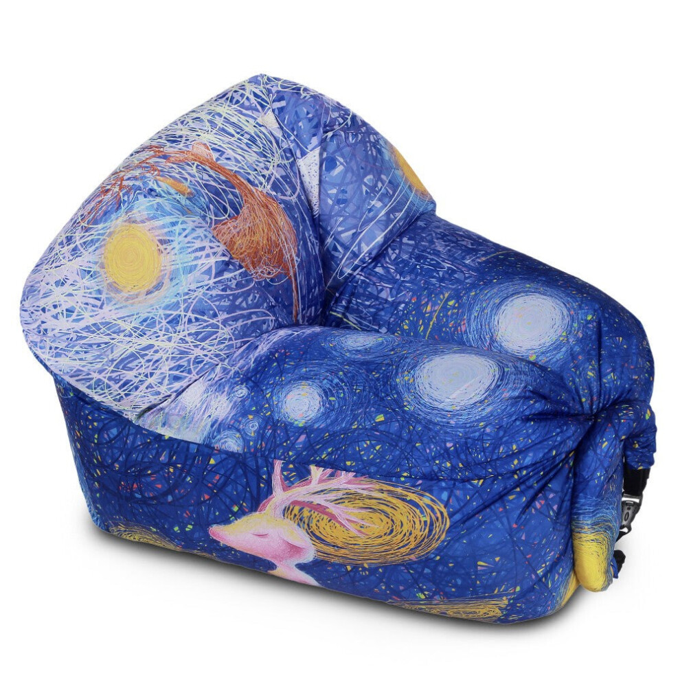 (#4) Inflatable Lounger Portable Air Chair Sofa