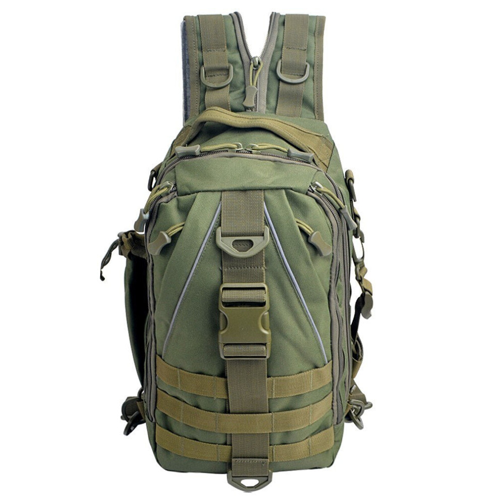 (Army Green) Multi-purpose Tactical Sling Pack Backpack