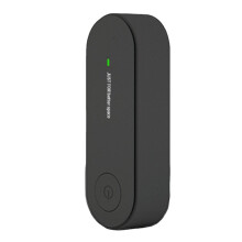 (Black, US Plug) Portable Wirless Ultrasonic Anti-Mites Vacuum Cleaner One Button Switch No Radiation 360Surround Scanning Sound