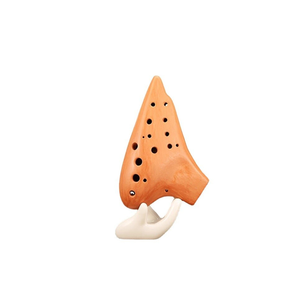 16 Hole Multi Chamber Ocarina Terracotta Alto C Double Ocarina