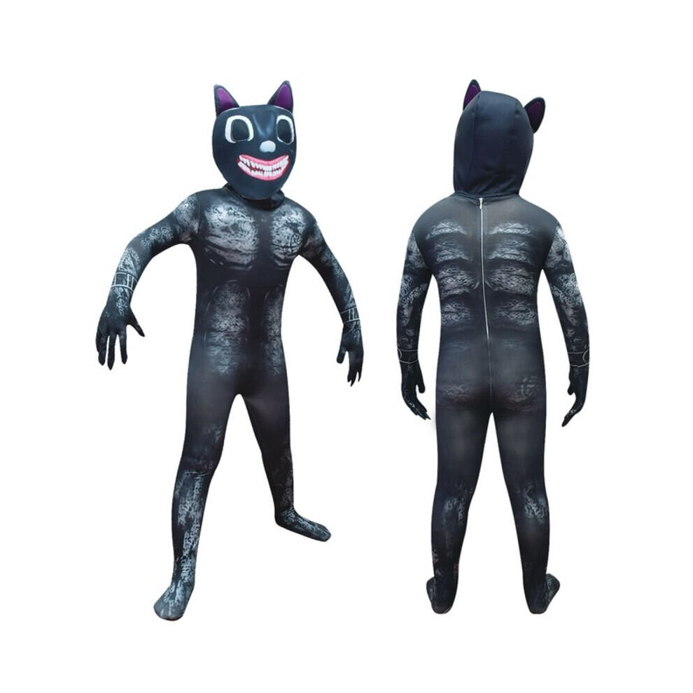 Gray, 110cm) Funny Crazy Game Halloween Costume Anime Black Cat Cosplay Boy  Bodysuit on OnBuy