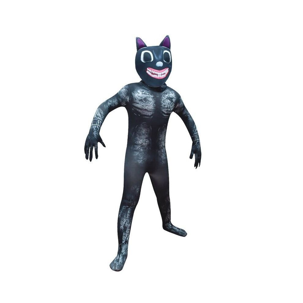 Funny Crazy Game Halloween Costume Anime Black Cat Cosplay Boy