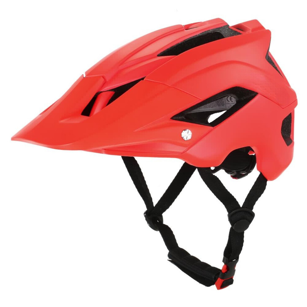 (Red) Ultra-lightweight Mountain Bike Cycling Bicycle Helmet Sports Safety Protective 13 Vents