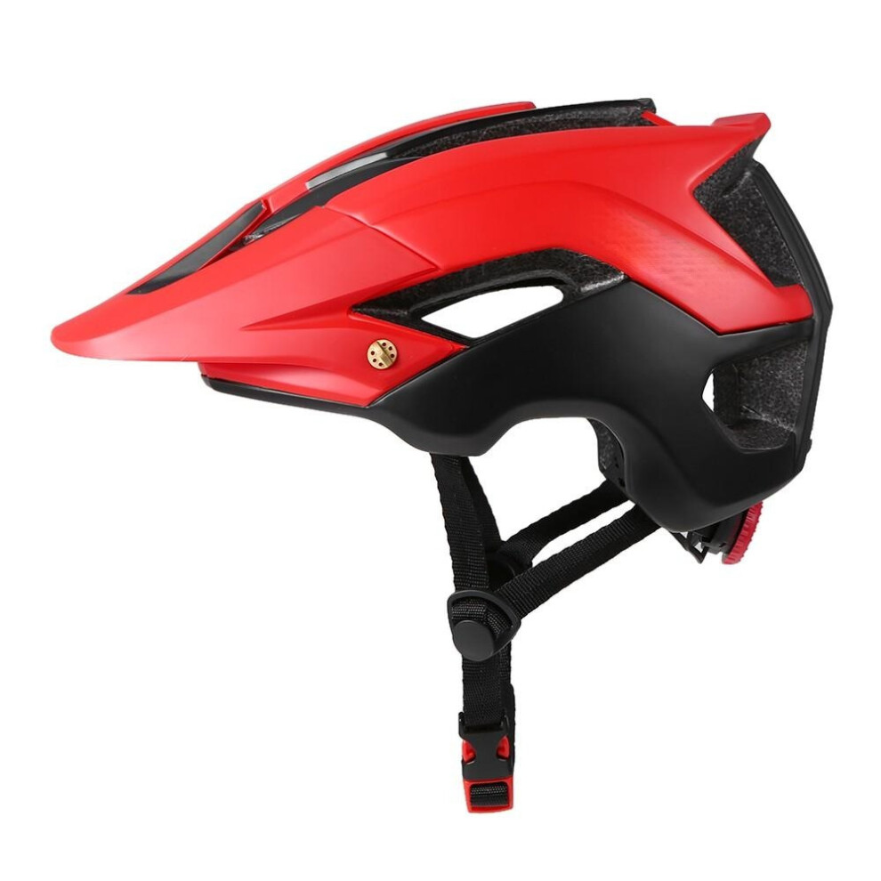 (Red Black) Ultra-lightweight Mountain Bike Cycling Bicycle Helmet Sports Safety Protective 13 Vents