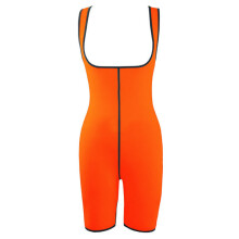 (Orange, 2XL) High Waist Slimming Body Shapes Ultra Sweat Fitness