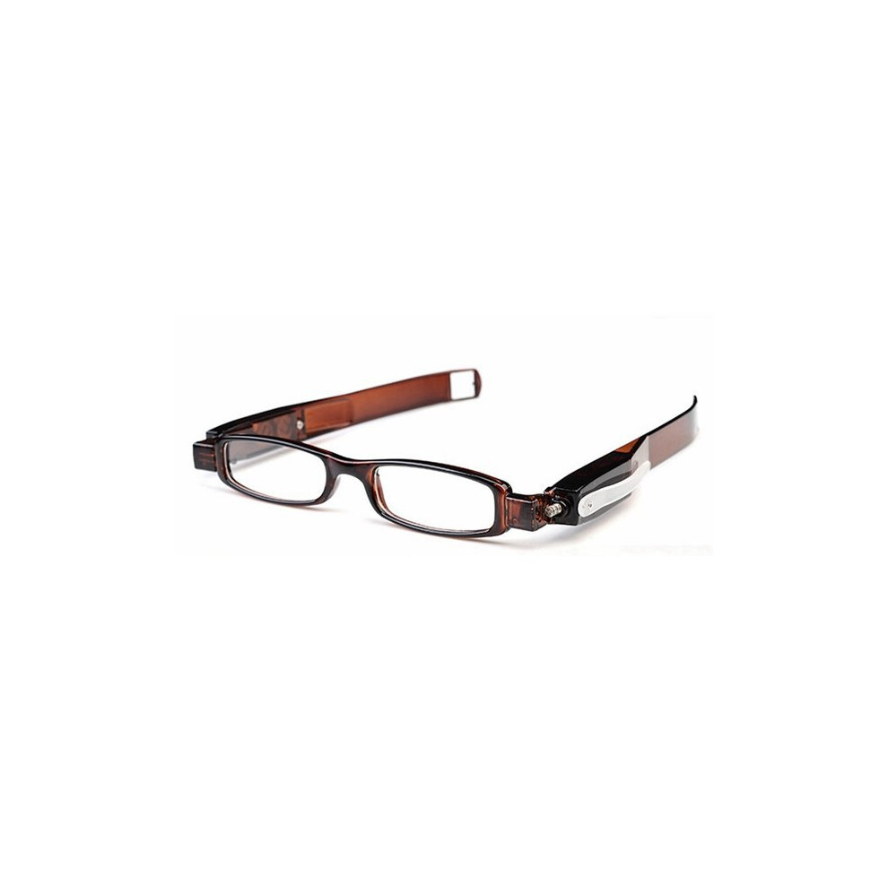 Greenzech (Brown, 2.5) Magnetic Therapy Reading Glasses 360 Degree Rotation Presbyopic