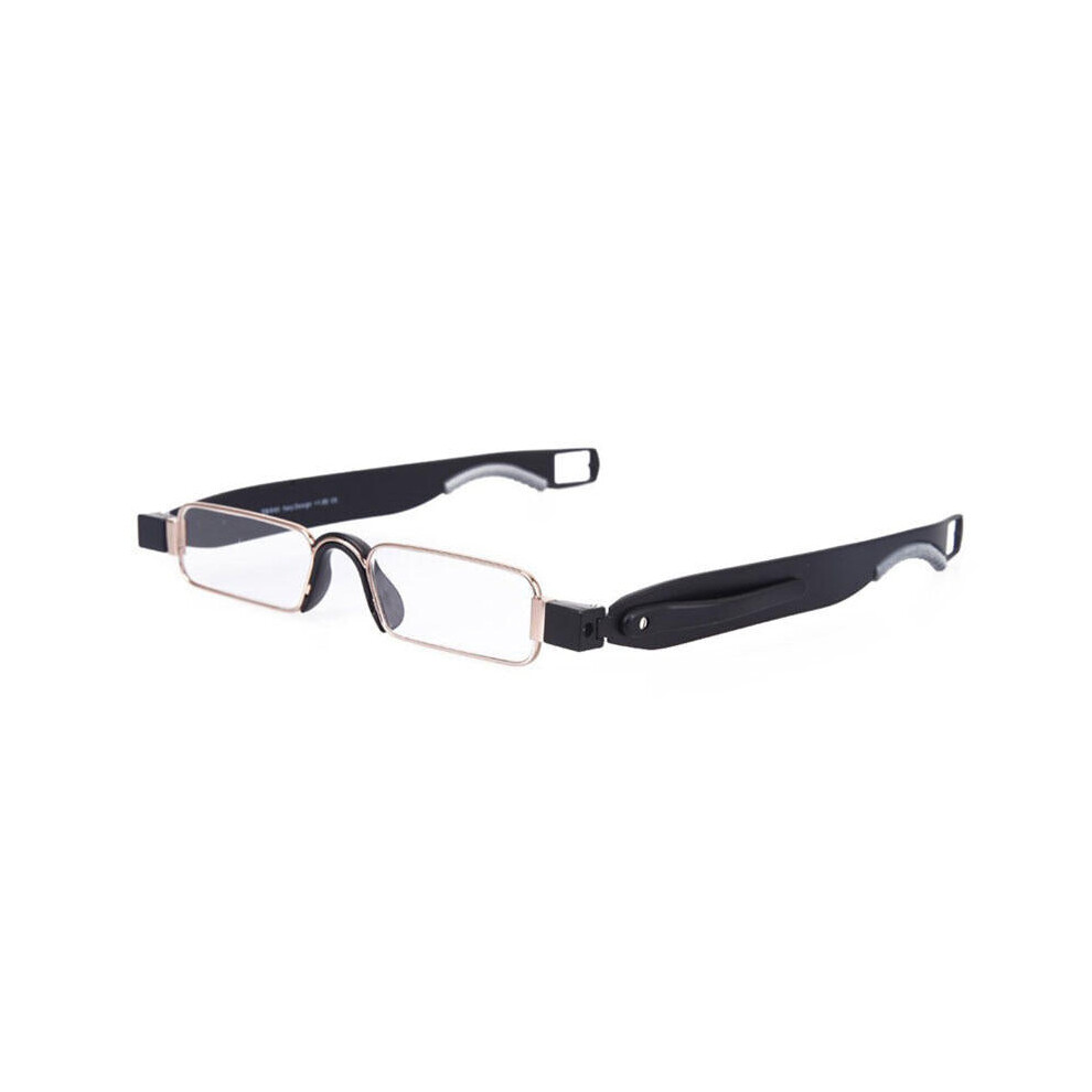 Greenzech Black (, 1.5) 360 Degree Rotating Reading Glasses Lightweight Silicone Damping