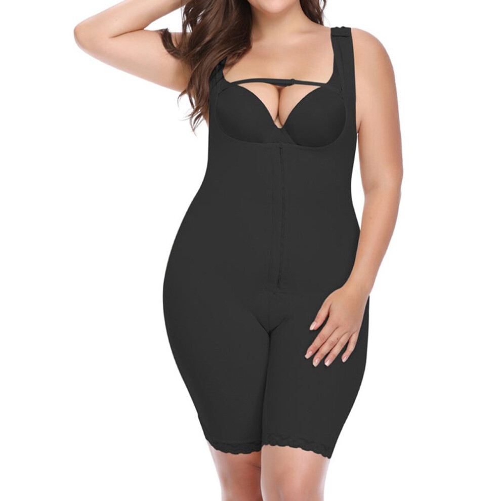 (Black, 10) Belly Control Bodysuit