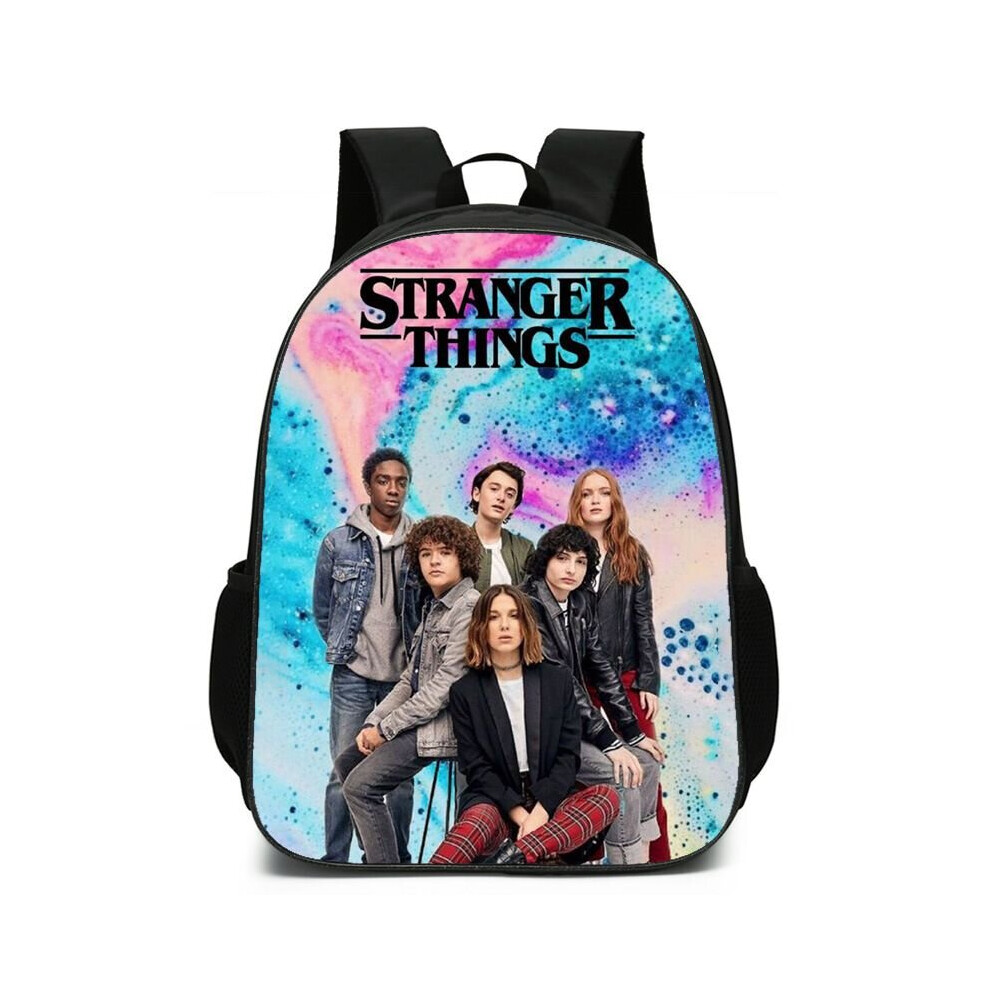 (Pink) Stranger Things Season 4 School Bags for Girls Boys Kids Primary school backpack