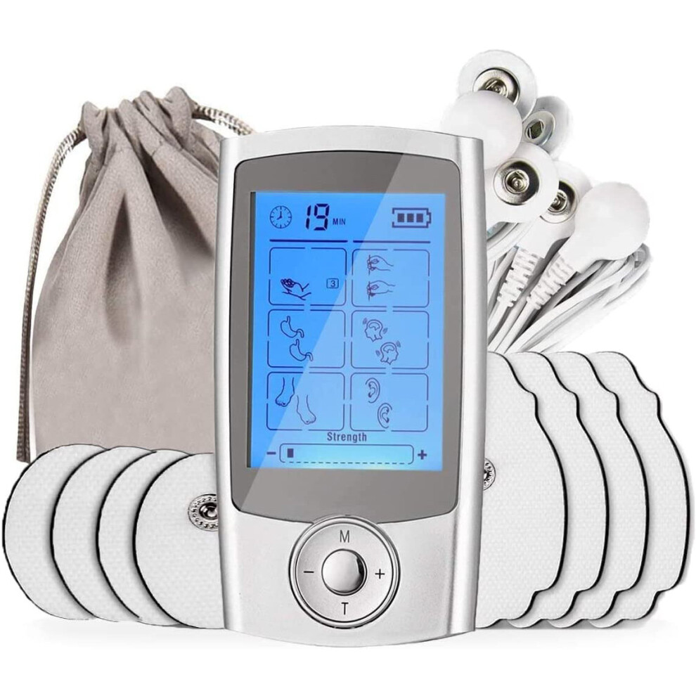 Rechargeable Tens Machine Digital LCD Therapy Acupuncture Massager
