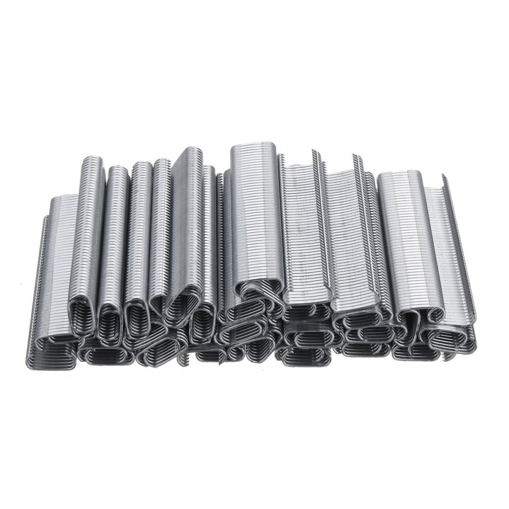 2500Pcs Hog Rings C Type Staples Clips Rings Steel Wire Fencing For Pet Cage Plier