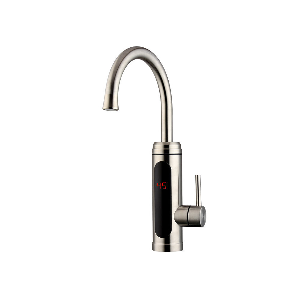 Electric Water Temperature Display Kitchen Tankless Instant Hot Faucet 3000W 3654659289421