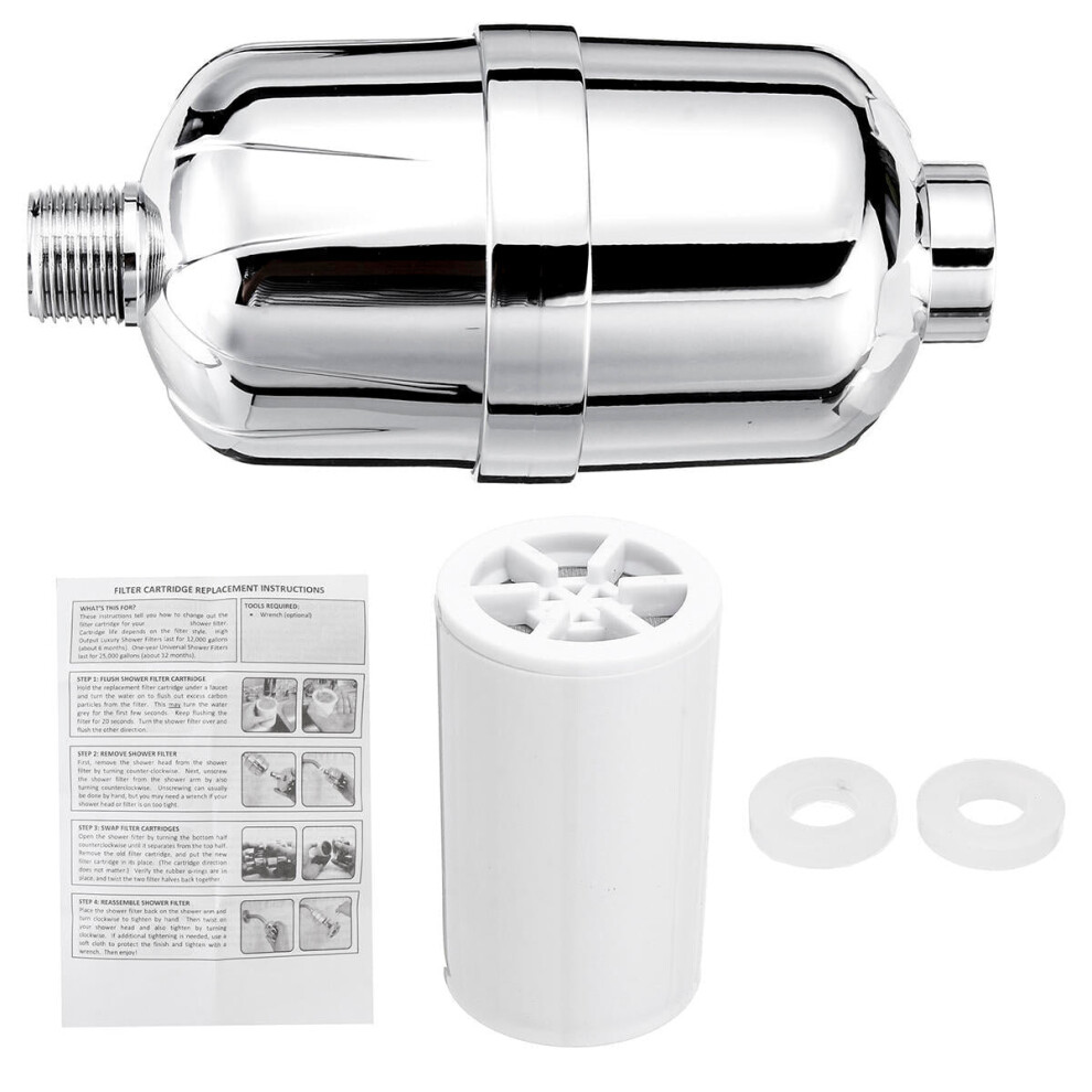 15 Stage Shower Filtration Purifier Hard Water Filter Removal Chlorine Softener 3654659415349