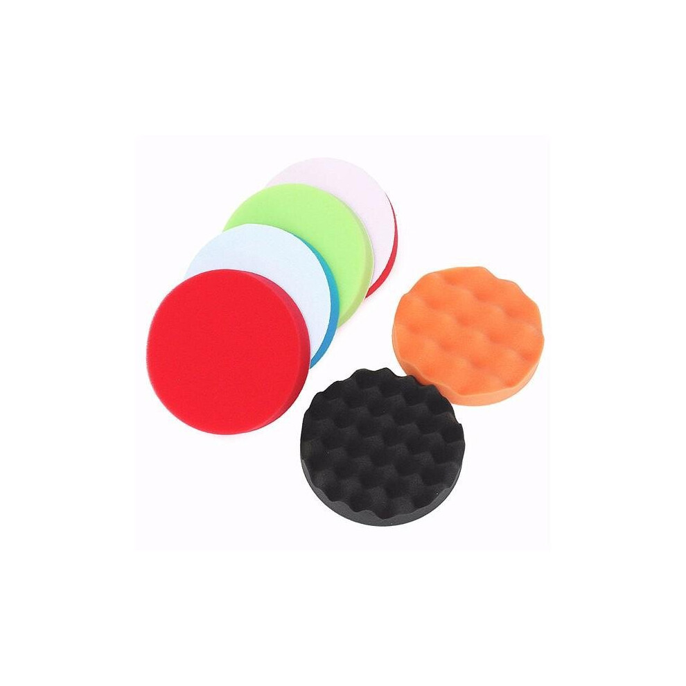 6pcs 6 Inch 150mm Polishing/Buffing Pad Set For Car Polisher Detail Polishing