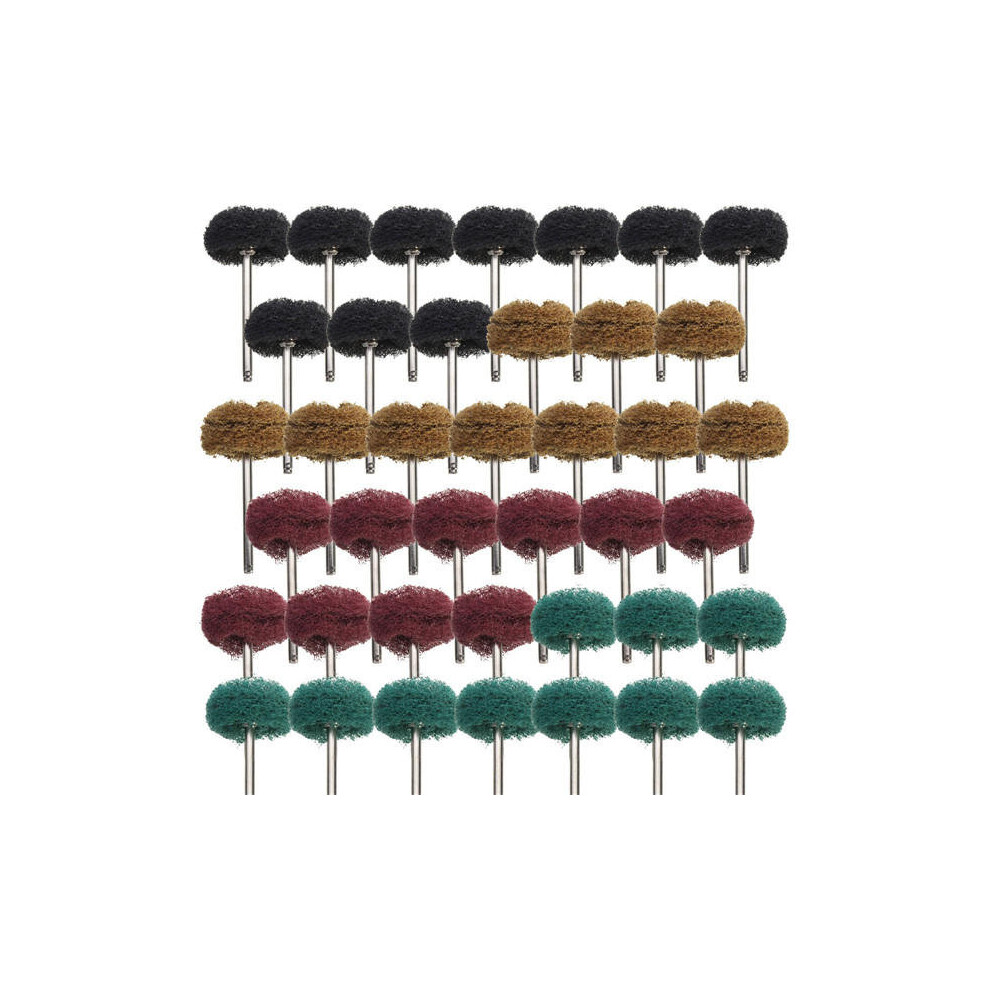 40Pcs 25Mm Wheel Grinding Buffing Polishing Wheels Set For Dremel 6112211912073