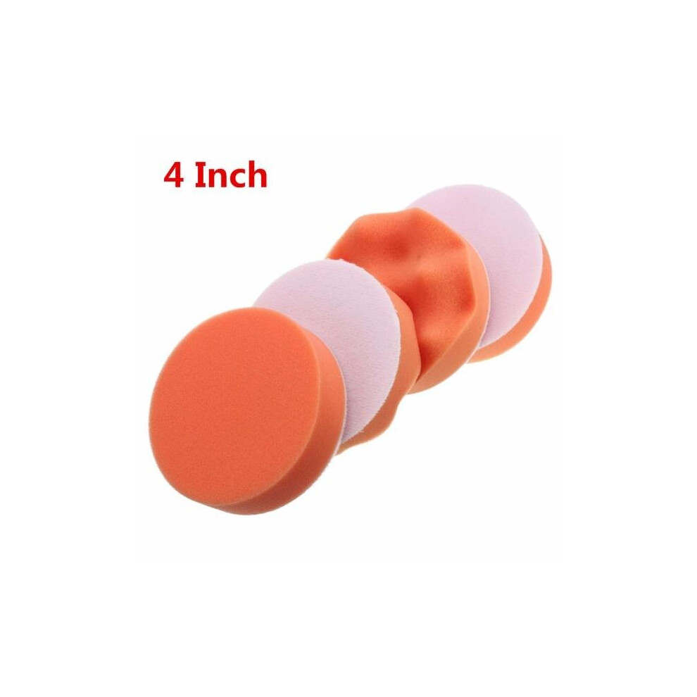 (100Mm) 7Pcs 3/4/5/6/7 Inch Buffing Pad Set M14 Thread Backer Plate Drill Adapter Polishing Buffing For Car Polisher 3654659291141