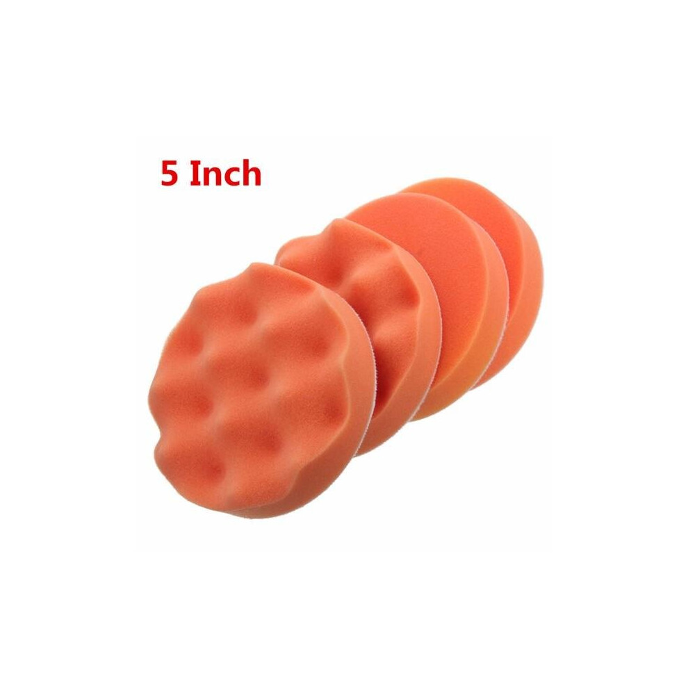 (125Mm) 7Pcs 3/4/5/6/7 Inch Buffing Pad Set M14 Thread Backer Plate Drill Adapter Polishing Buffing For Car Polisher 3654659293701