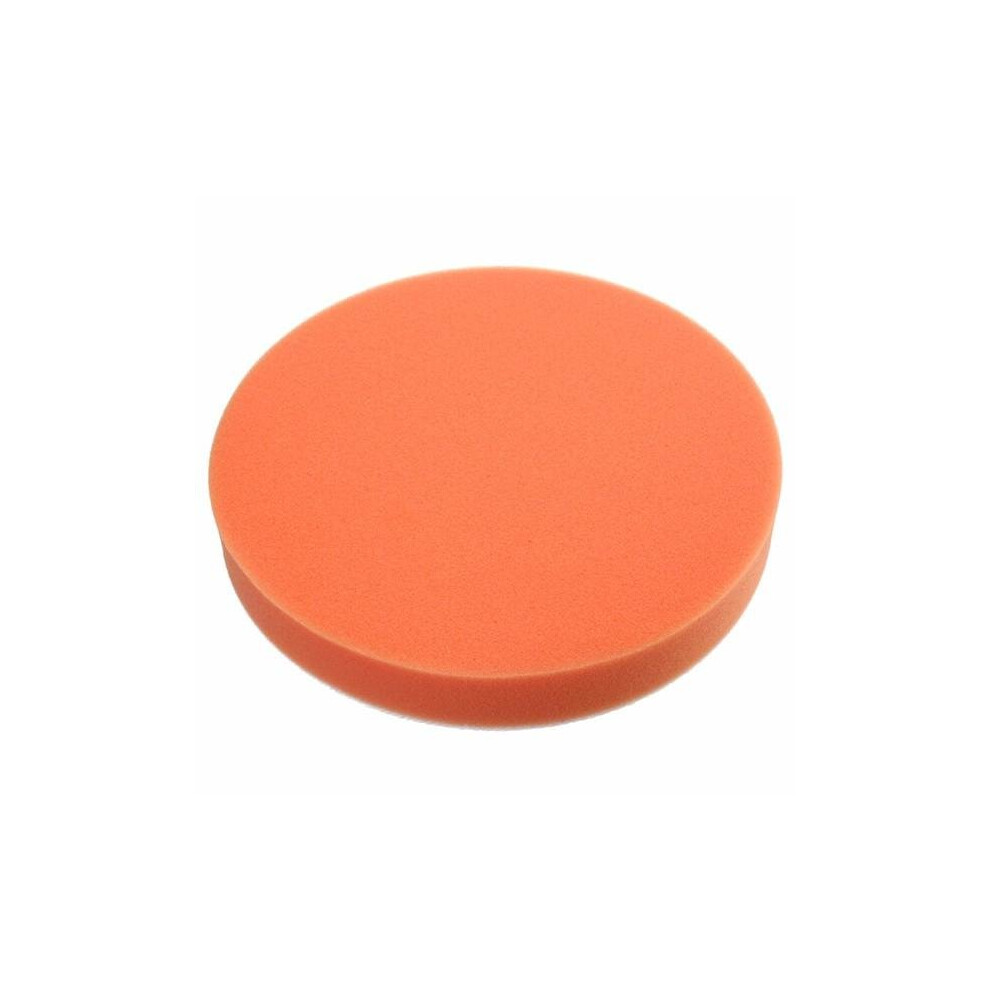 (Orange, S) 180Mm Flat/Wave Sponge Polishing Waxing Buffing Pad Abrasive Tool 3654659295163