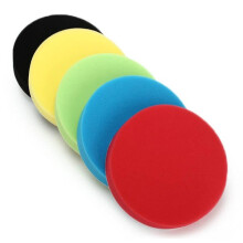 (7 Inch) Flat Sponge Buffing Polishing Pad Kit For Car Polisher 3/4/5/6/7 Inch Buffing Pad