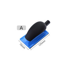 (Type A - 70 x 125mm) ABS Vacuum Hand Push Pad Grinding Plate Sheet Spray Paint Tool for Wood Polishing Building Cleaning