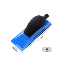 (Type B - 70 x 198mm) ABS Vacuum Hand Push Pad Grinding Plate Sheet Spray Paint Tool for Wood Polishing Building Cleaning