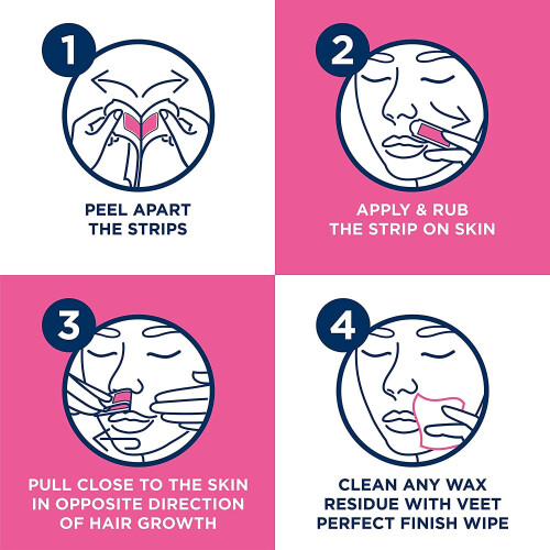 Veet Veet - Pure Inspirations Cold Wax Strips - Face - 40 strips 2