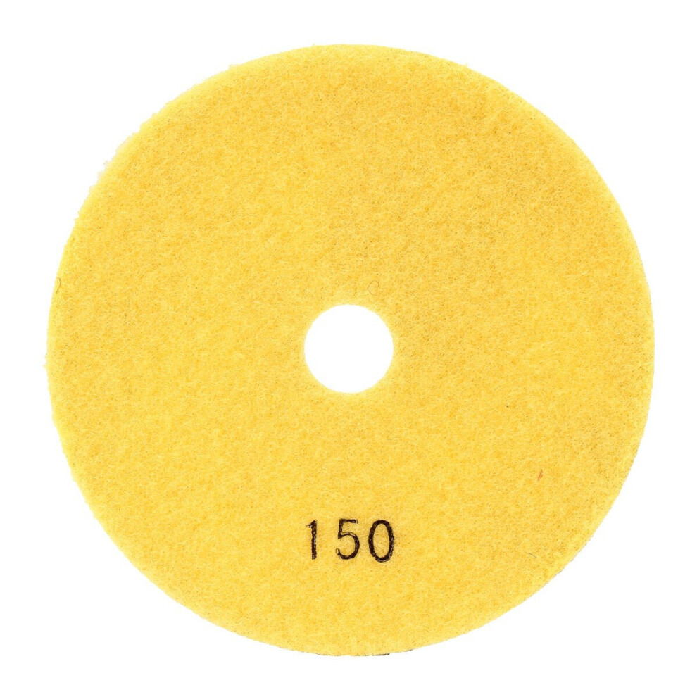 (150#) 5 Inch 50-6000 Grit Diamond Polishing Pad Wet Dry Sanding Disc for Marble Concrete Granite Glass