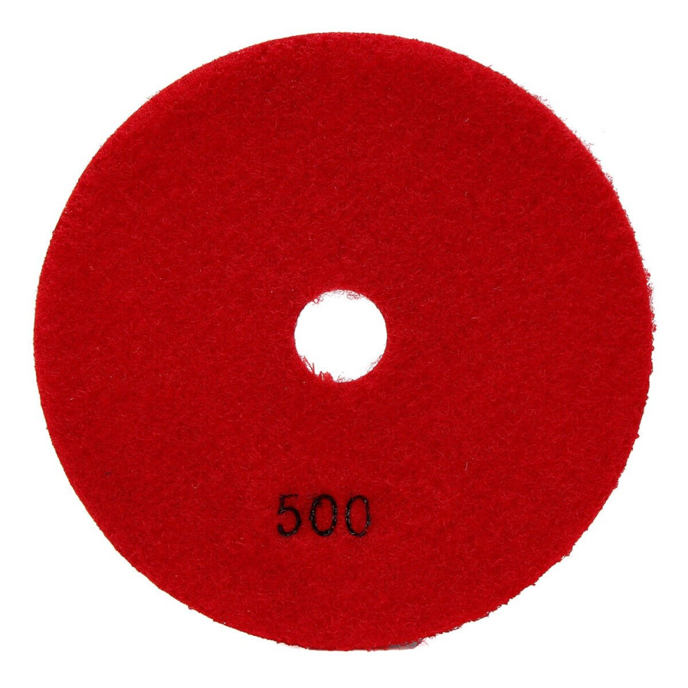 (500#) 5 Inch 50-6000 Grit Diamond Polishing Pad Wet Dry Sanding Disc for Marble Concrete Granite Glass