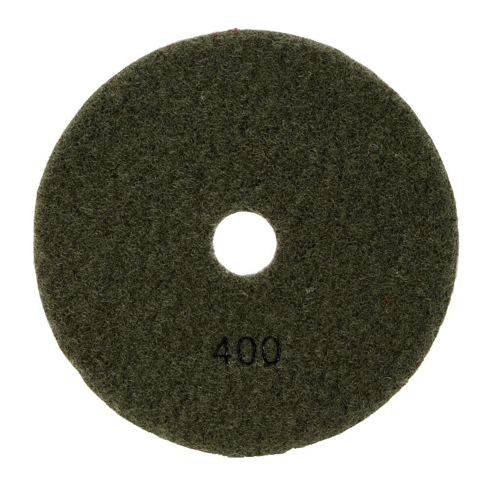 (Red) 5 Inch 50-6000 Grit Diamond Polishing Pad Wet Dry Sanding Disc for Marble Concrete Granite Glass