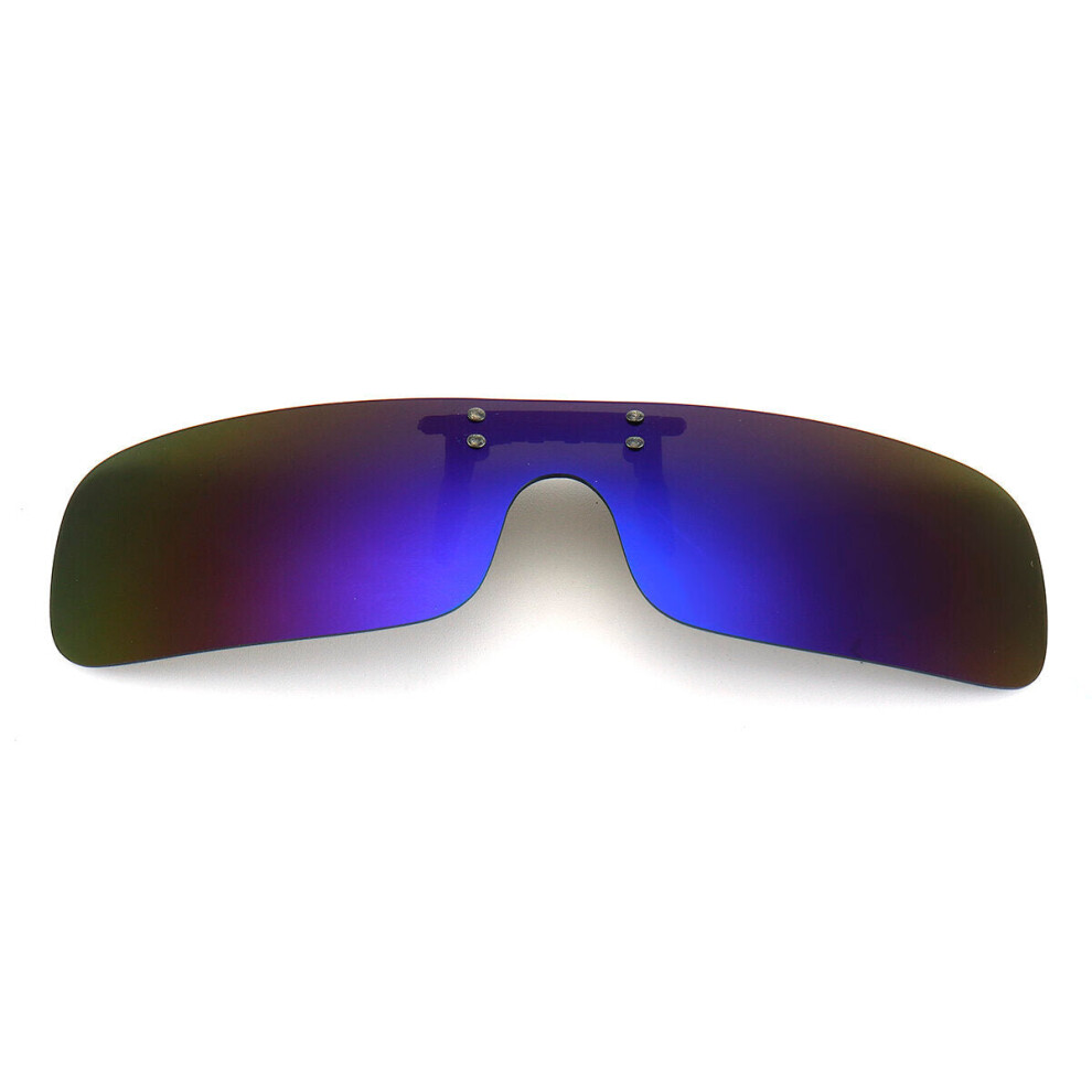 (Blue) Sunglasses Polarized Cilp Driving Riding Night Vision Lenses For Myopia Anti-fog