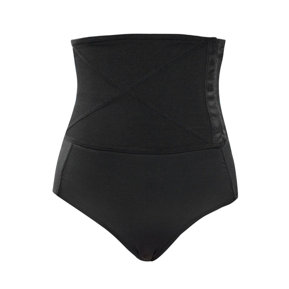 (Black, 8) High Waisted Control Belly Shaping Panties