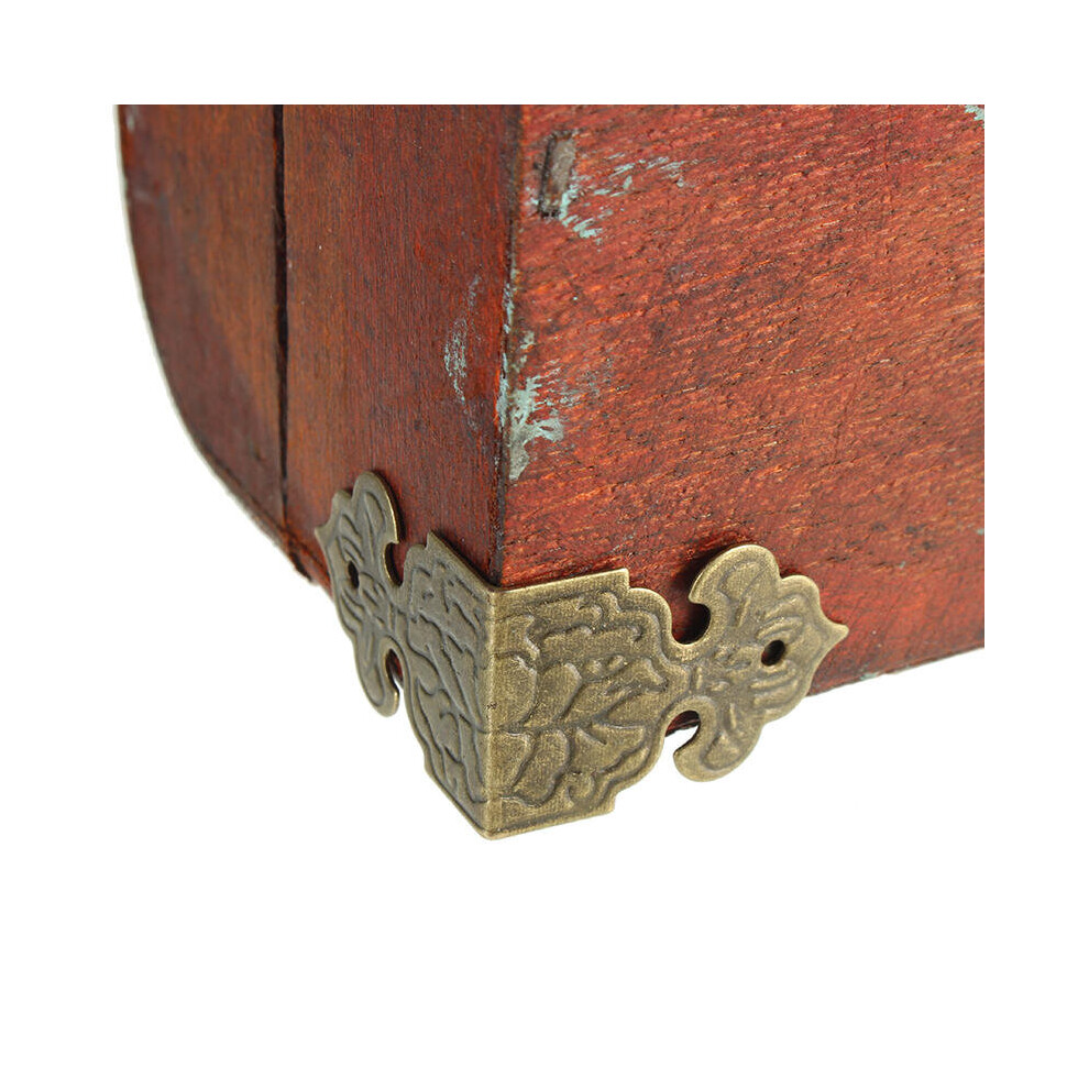 12Pcs Corner Bracket Protector Fittings For Wooden Furniture Box Feet Decoration 3654659460158