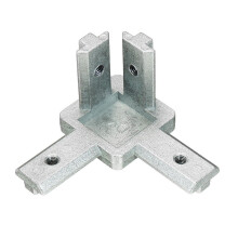 T Slot 3 Way 90 Degree Inside Corner Connector Joint Bracket for 4040 Series Aluminum Profile