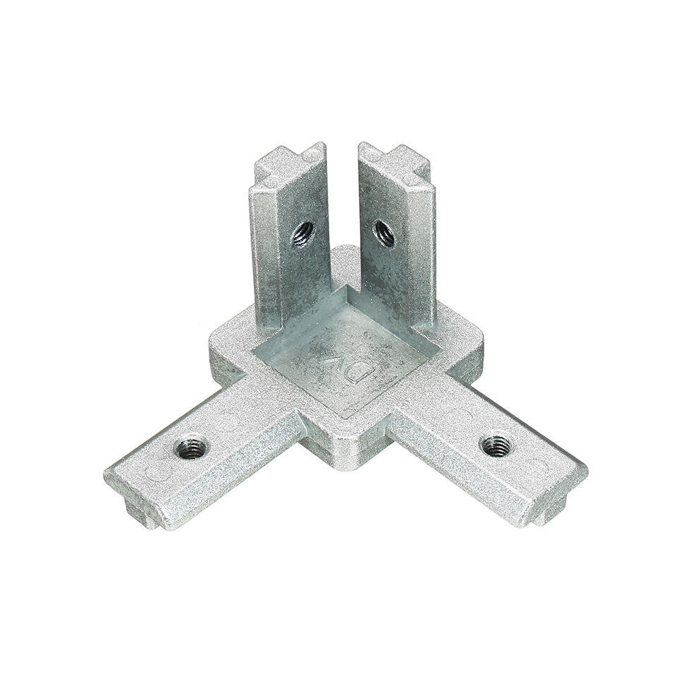 T Slot 3 Way 90 Degree Inside Corner Connector Joint Bracket for 4040 Series Aluminum Profile