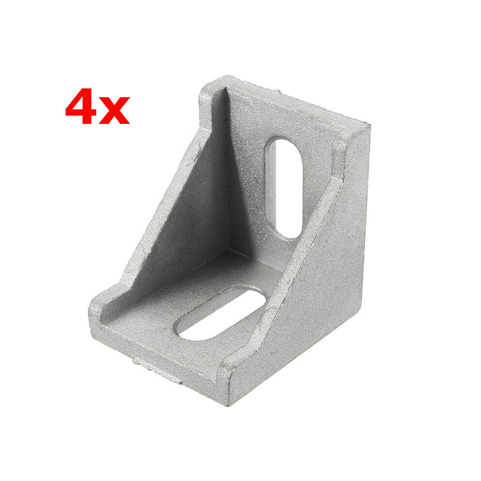 4Pcs Corner Bracket Cast Aluminum Angle Corner Joint 40X40mm 3654659057105