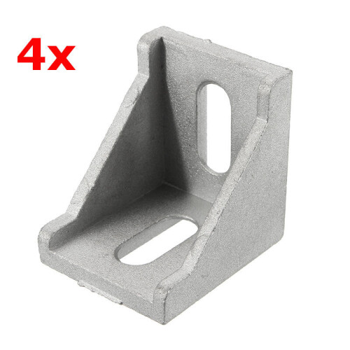 4Pcs Corner Bracket Cast Aluminum Angle Corner Joint 40x40mm 1