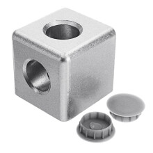 (Two-way Junction Connection) 4040mm Aluminum Angle Connector Junction Corner Bracket 4040 Series Aluminum Profile