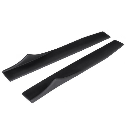 2pcs 88cm Universal Side Skirts Extension Rocker Splitters Winglet Wings Canard Diffuser 1