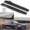 2pcs 88cm Universal Side Skirts Extension Rocker Splitters Winglet Wings Canard Diffuser 7