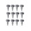 2pcs 88cm Universal Side Skirts Extension Rocker Splitters Winglet Wings Canard Diffuser 8