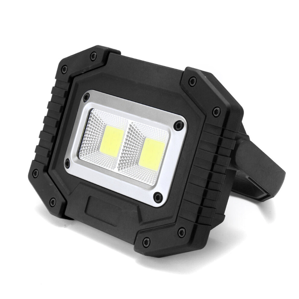 (Black) 30W LED Work Light for Outdoor Camping, Hiking, Fishing, Emergency Car Repairing