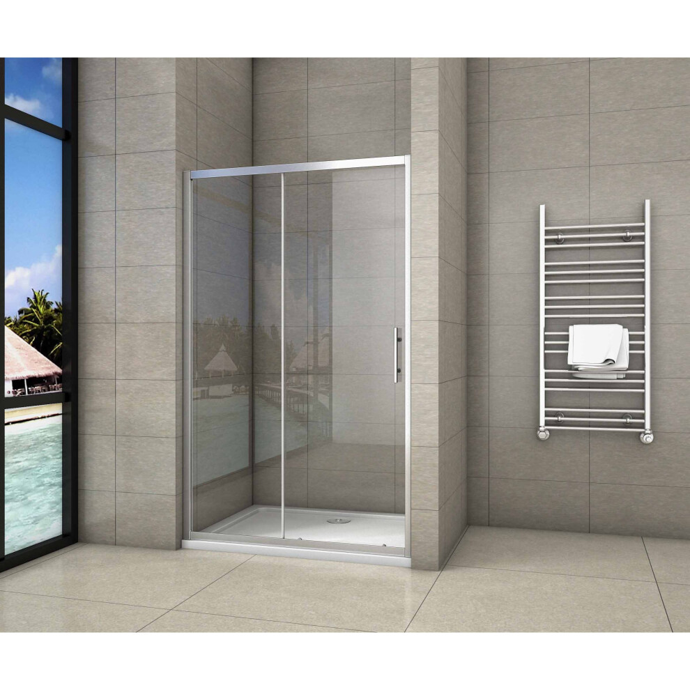 (1000Mm) Sliding Shower Enclosure Door Glass Screen 7043460455976
