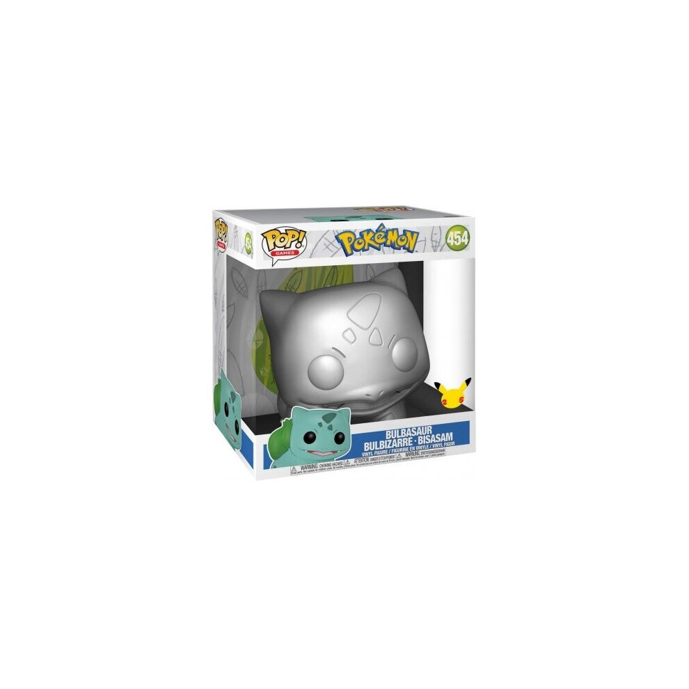 Funko Games: Pokemon 10" Metalic Bulbasaur POP! Vinyl Toys