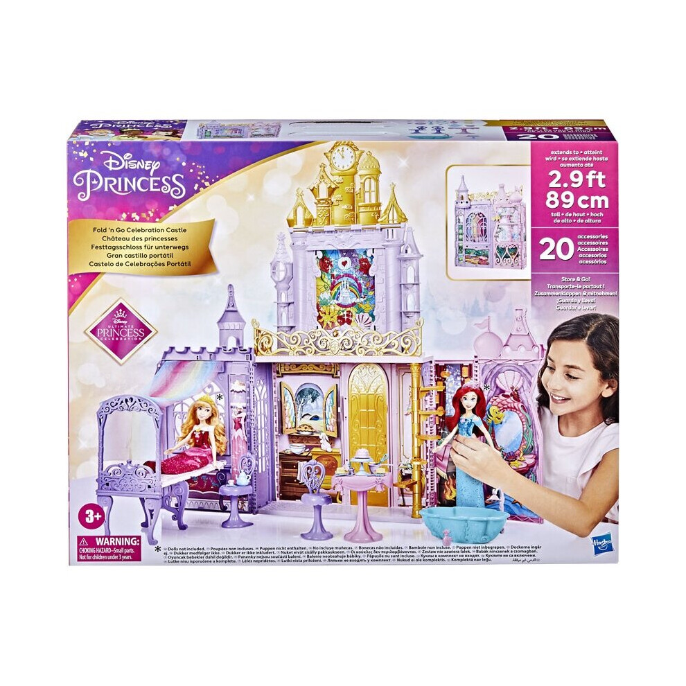 Hasbro Disney Princess Fold N Go Celebration Castle Toys