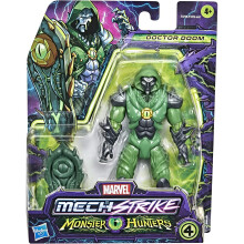 Hasbro Marvel Avengers Mech Strike Monster Hunters Doctor Doom Figur, 6-tums Actionfigur med Tillbehör