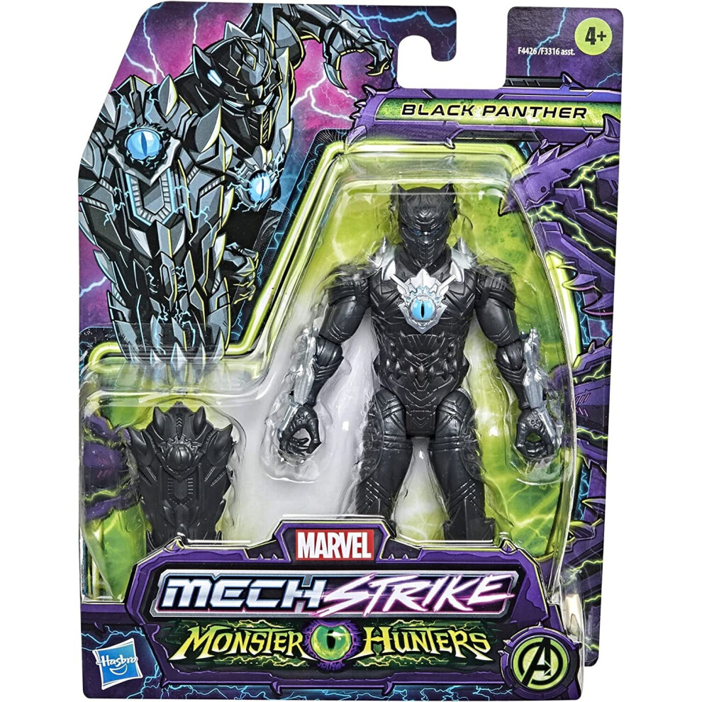 Hasbro Marvel Mechstrike Monster Hunter Panther Toys Black